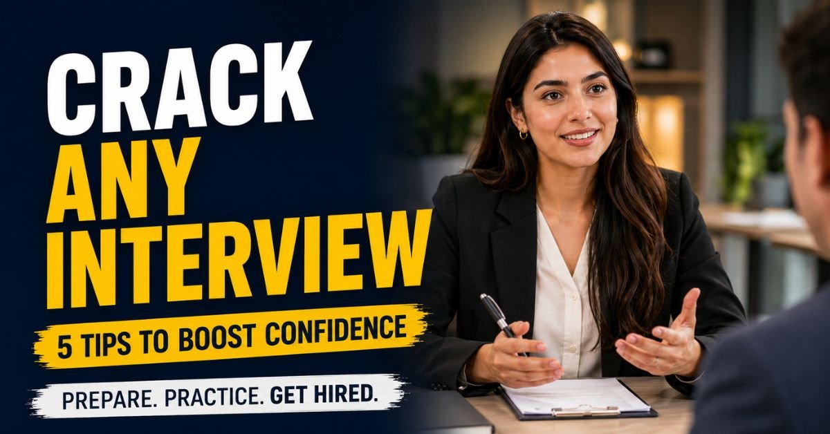 Tips to boost confidence during interview