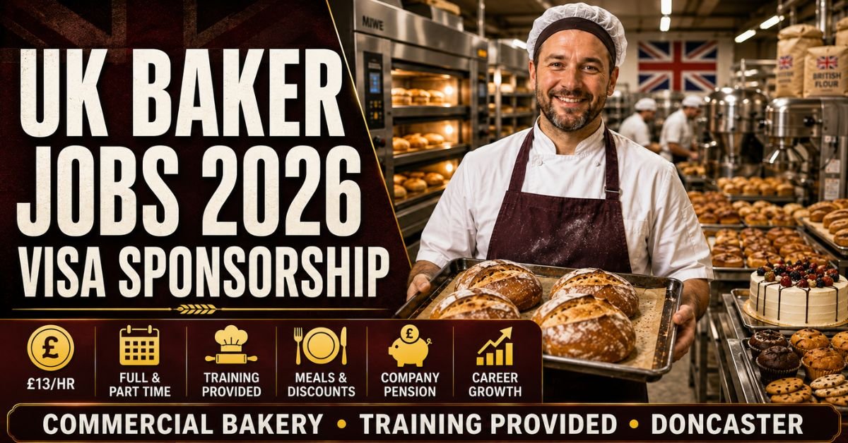 Baker Jobs UK 2026 Visa Sponsorship Opportunity in England
