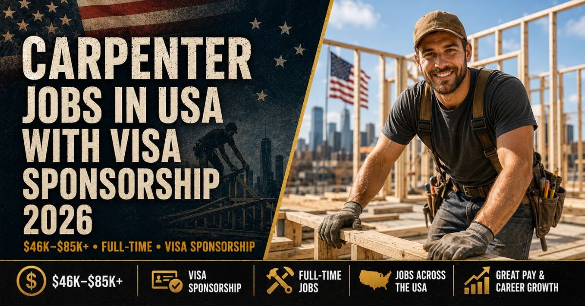Carpenter Jobs in USA with Visa Sponsorship Complete Guide 2026