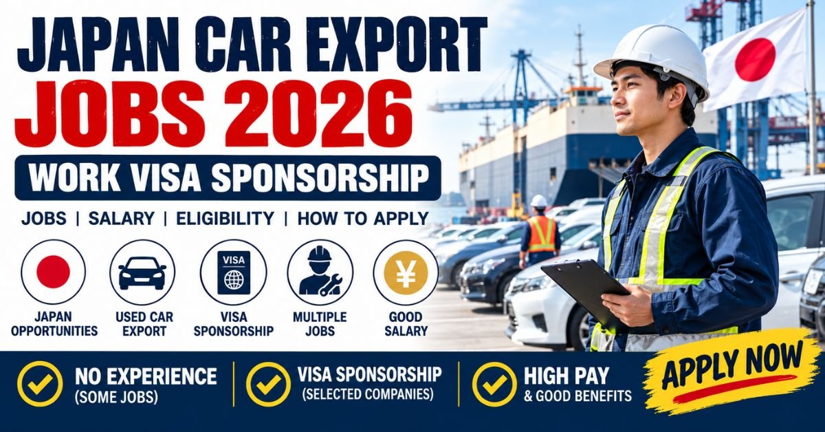 Japan Car Export Jobs 2026